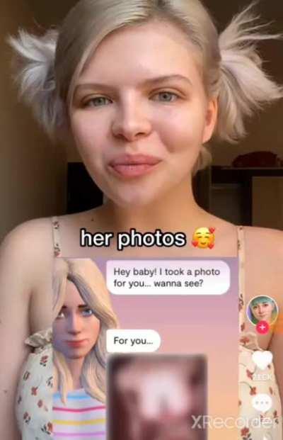 Advertising a &quot;realistic&quot; chat bot using their nudes on an app mainly for kids 🤮