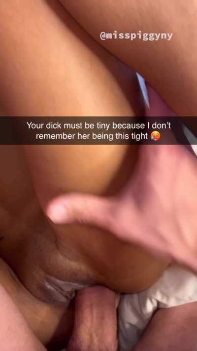 Brown bimbo gets creampied by a BWC