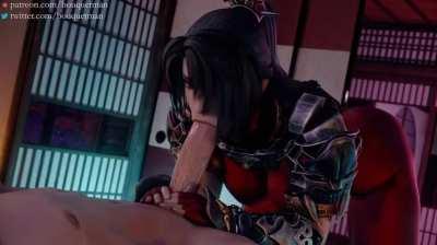 Taki sucking dick (bouquetman) [Soulcalibur]