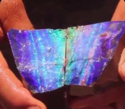 Opal stone get opened for the very first time