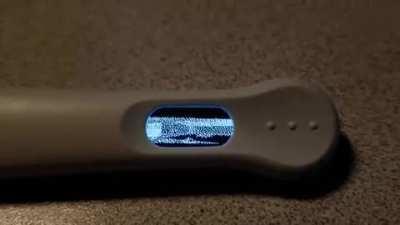 Doom on pregnancy test.