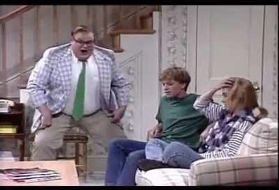 May 8, 1993 Chris Farley as motivational speaker Matt Foley, arguably the greatest SNL skit of all time