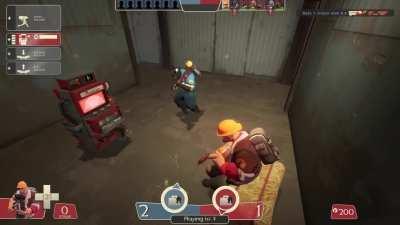 F2P Pyro doesn't need no taunts to dance