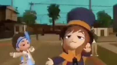 I will forever associate American boy with a hat in time because of this video.