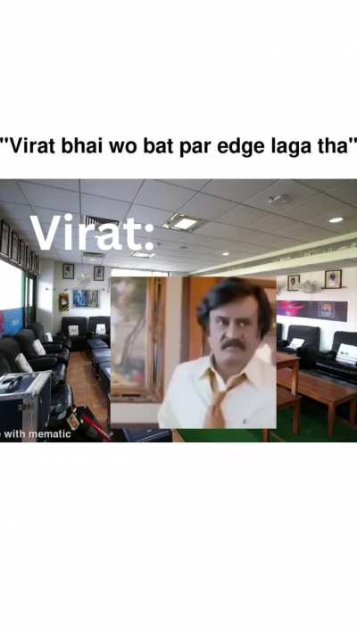 Edge master 🗿 T: Virat bro, there was an edge