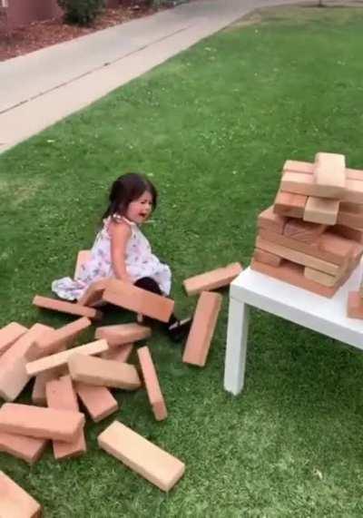 Classic jenga fail