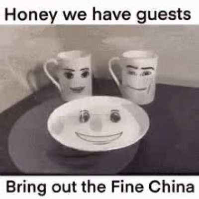 the fine china