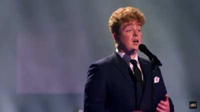 Tom Ball, BGT finalist, performs “The Sound of Silence” on AGT All Stars