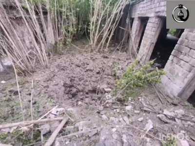 The result of a Ukrainian missile attack on the location of Russian troops and vechiles ( luhanks region )