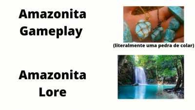 Amazonita Lore vs Amazonita Gameplay