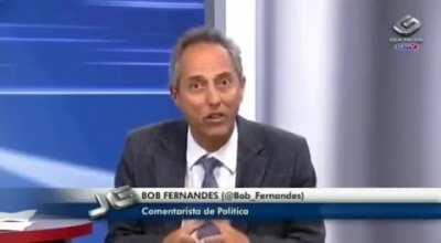 Vídeo gravado há 10 anos onde o jornalista Bob Fernandez falava sobre o então deputado Jair Bolsonaro