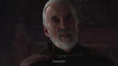 Count Dooku loses his lightsaber