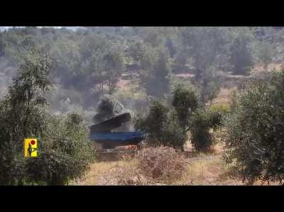 Hezbollah Publishes The Footage Of Its Recent Rocket Attack On Northern Israel