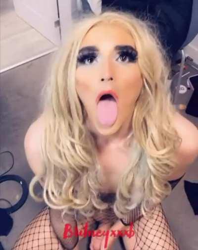 A real sissy whore