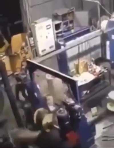 Industrial accident video 