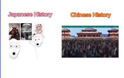 Japanese vs Chinese history 