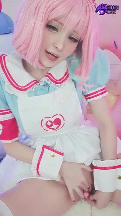 Riamu Yumemi just vibing (Idolmaster cosplay) - Hidori Rose