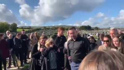 Irish man leaves funny recording for his funeral!