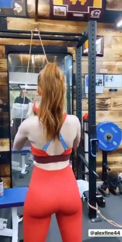 Madelaine Petsch Works Out