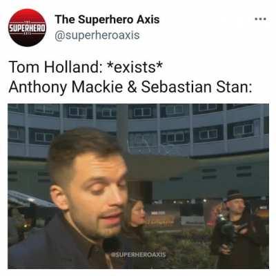 🔥 Anthony Mackie + Sebastian Stan + Tom Holland : perfect...