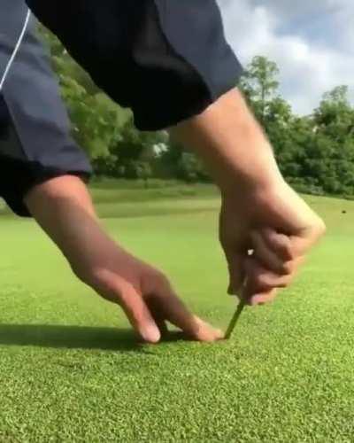 Plugging A Golf Hole