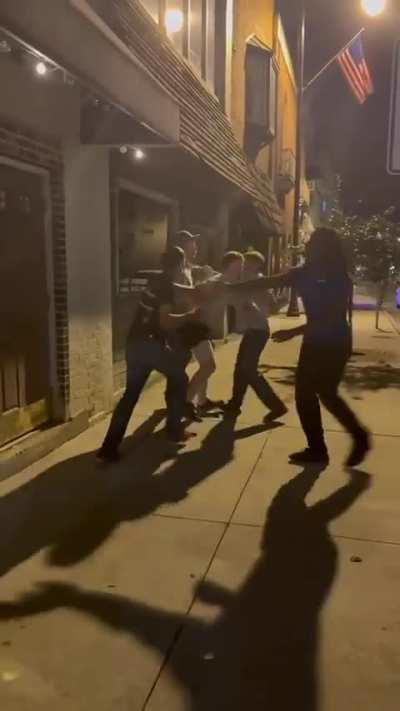 Fight outside bar