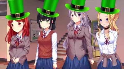 The Republic of Irish Club girls dancing