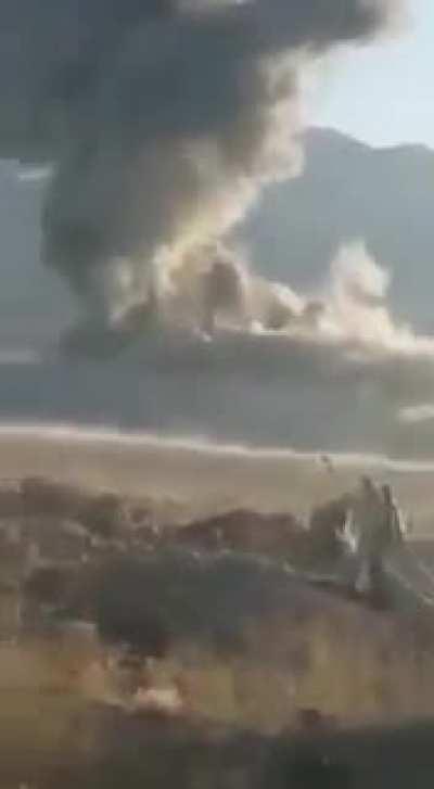 Footage showing recent SVBIED attack targeting ANDSF outpost in Shah Wali Kot, Kandahar