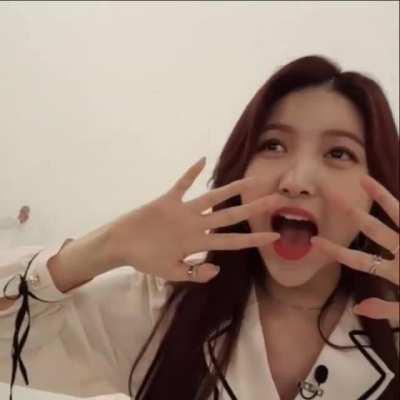 When sowon wakes you up too early. 😂