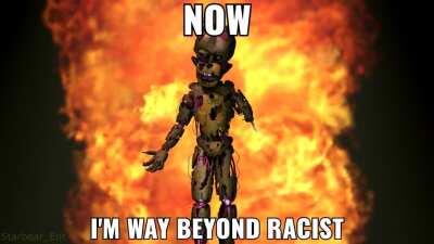 William Afton becomes racist