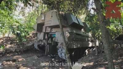 Combat Operation of a Ukrainian AS90 in Service with the 