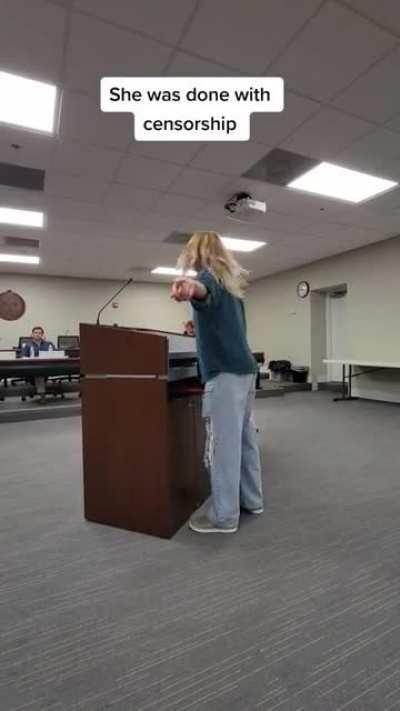 Woman goes off on the Maury County Board of Trustees in Tennessee after a pride display in a library became controversial &amp;amp; books started to be banned