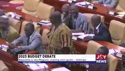 Maguire being discussed in the Ghana Parliament