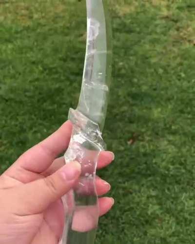 Hand Carved Quartz Dagger