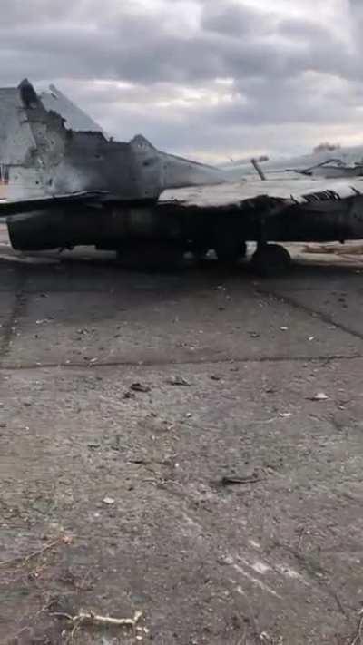 Damaged planes