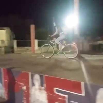 WCGW if I jump off this with my bike?