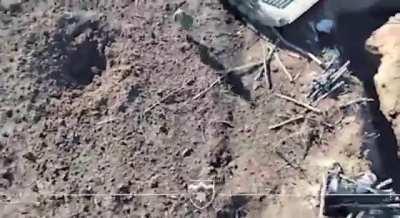 Russian soldier surrenders to Ukrainian drone