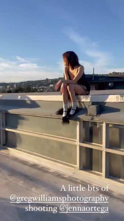 All BTS footage from Jenna Ortega’s Sunday Times Style shoot