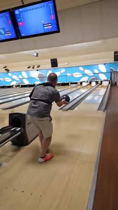 What could go wrong bowling after rotator cuff surgery. 