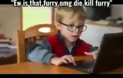 the average antifurry ''soldiers'' when they see furries on the internet *threaten with a fictional ak 47 which in reality is just a nerf gun*