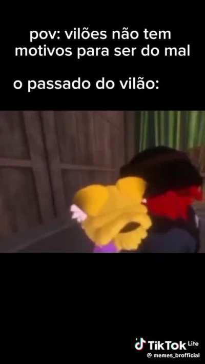 O passado do vilão