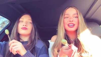 With Maddie Ziegler