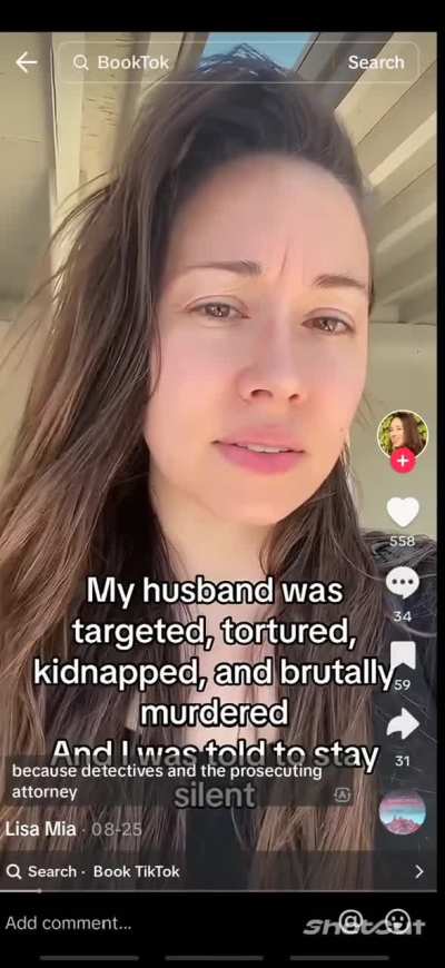 Guys, I think her husband was murdered...