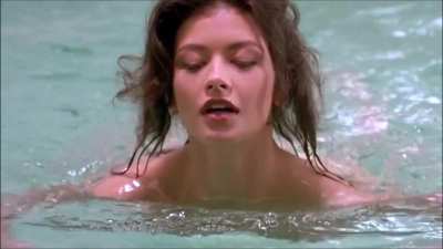 Splitting Heirs (1993), PG-13, Catherine Zeta-Jones (ass, sideboob, and underwater boobs) and Louise Downie (thong and pasties)