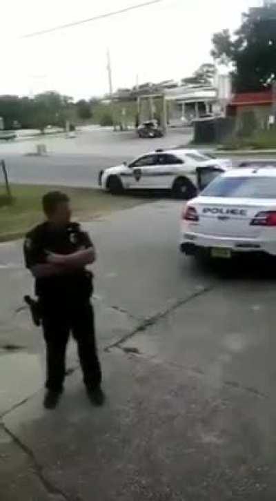 Woman asks police to move after they park their car on her property, they proceed to break her teeth