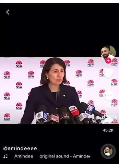I don’t now if people have seen this, someone remixed Gladys press conferences.