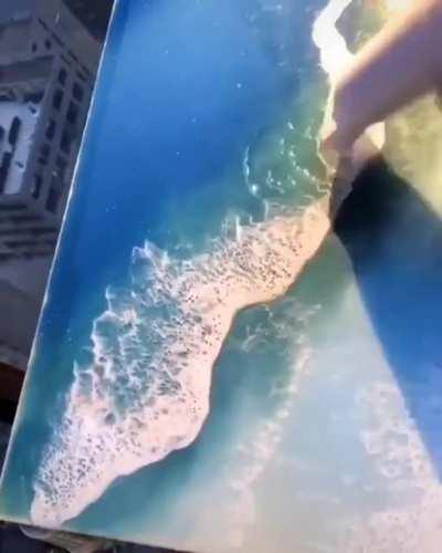 Wave art is satisfying