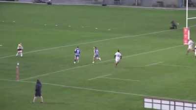 Great try from Bridgend’s Edd Howley yesterday - not often you see a header on a rugby pitch!