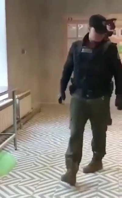 Messing with Russian security guards