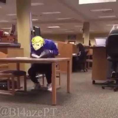 Ryuji during exams